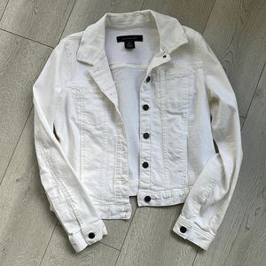 Calvin Klein Jean Jacket Size 8 White